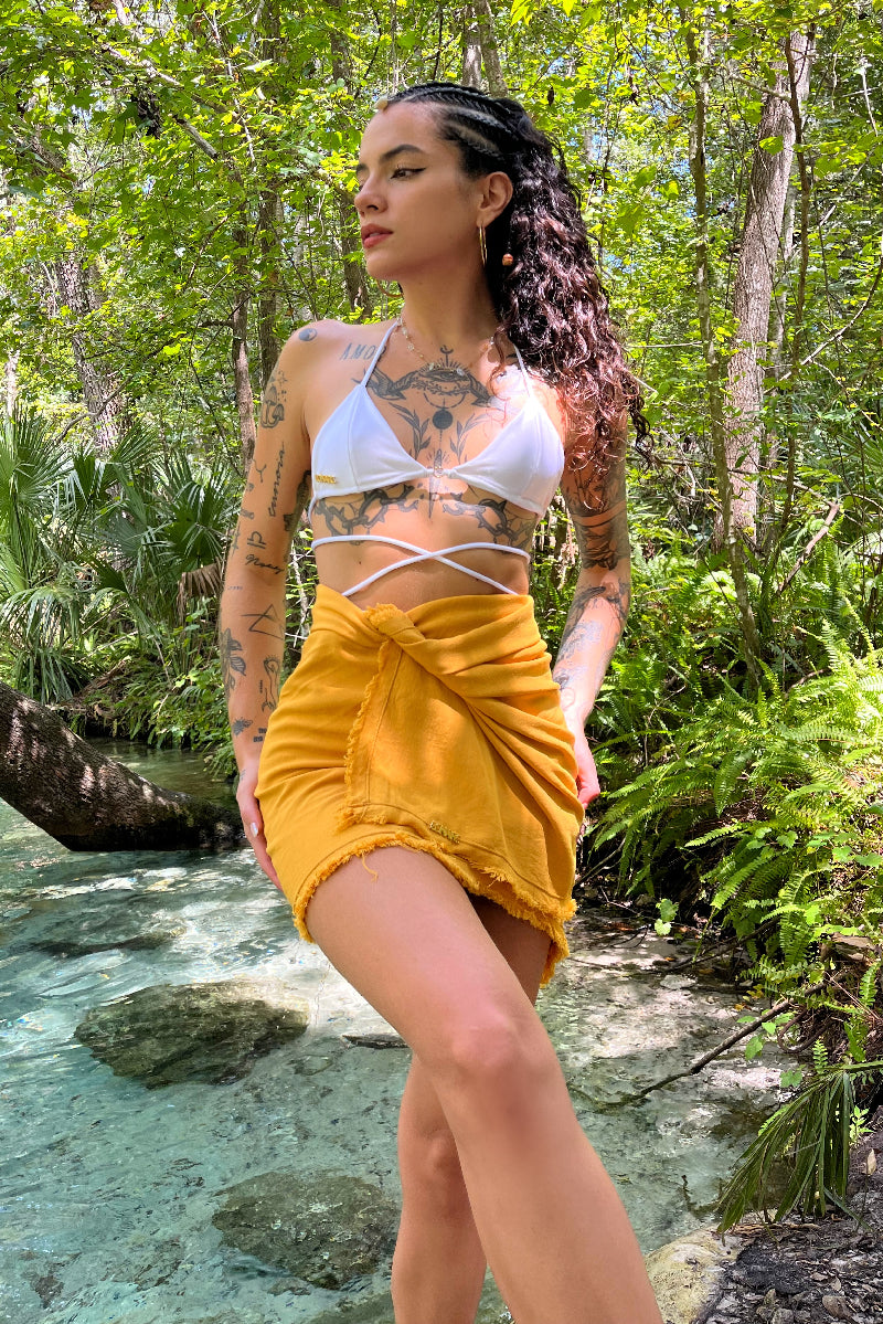 Agua Cover Up Mustard