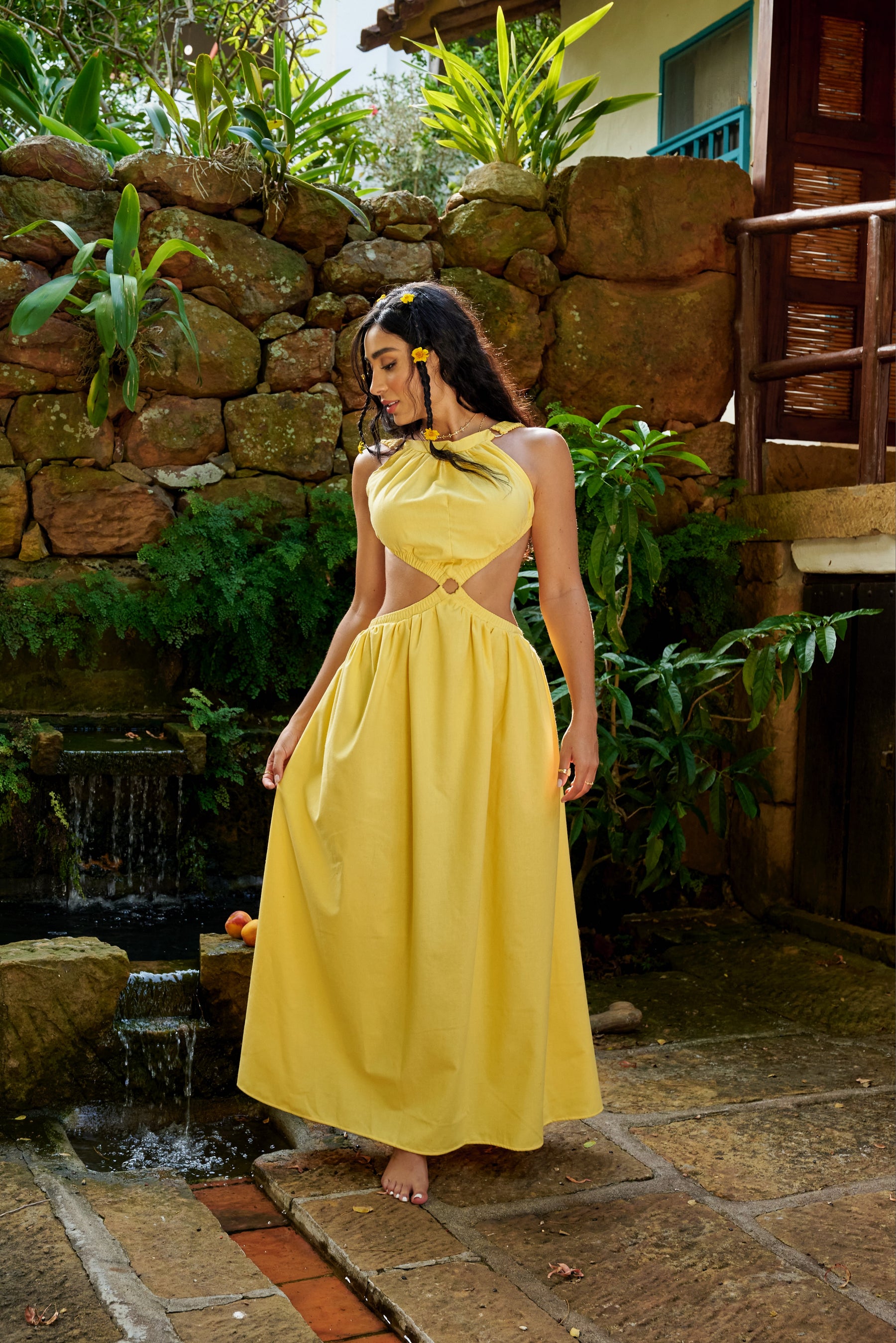 Amarilis Maxi Dress Yellow