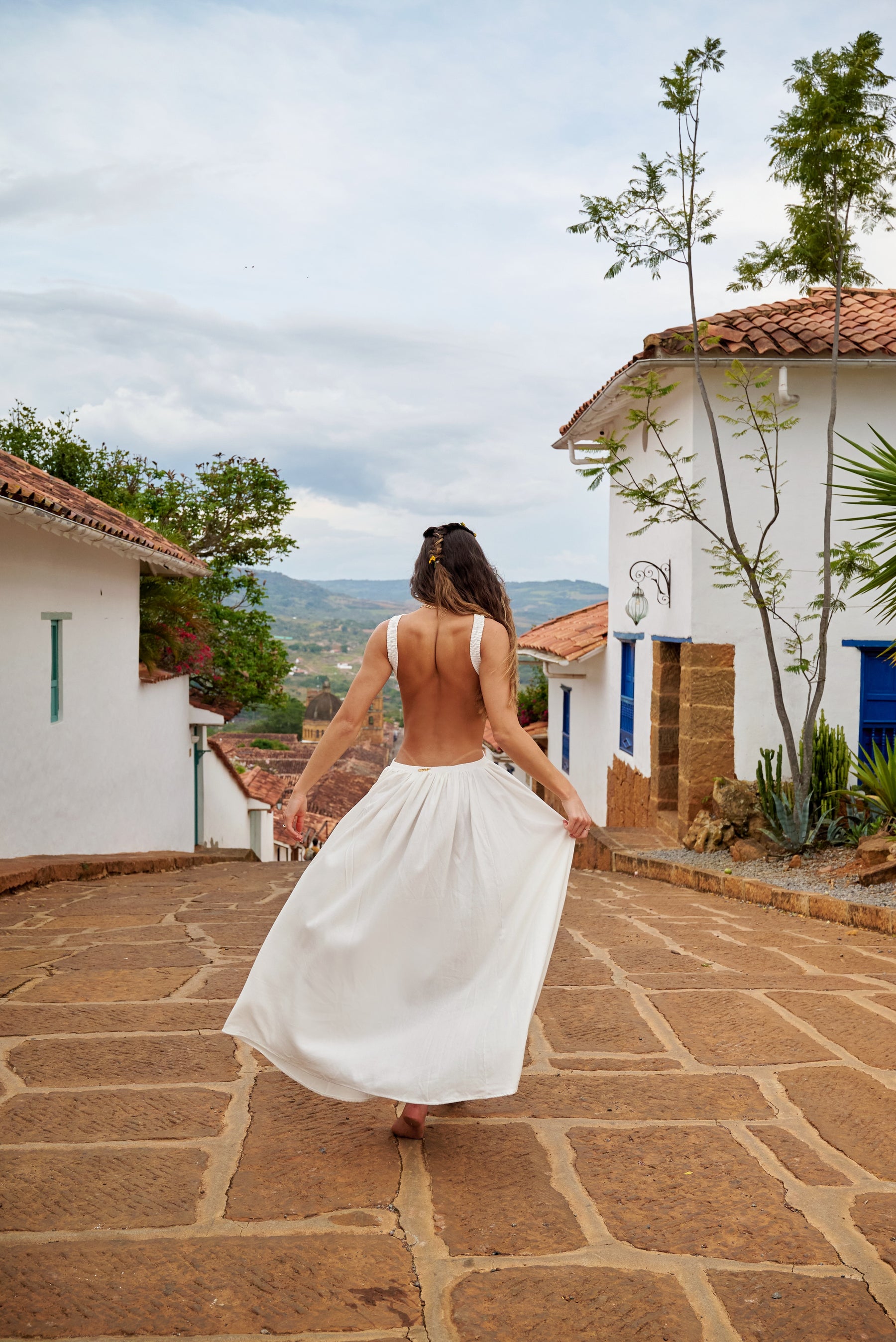 Amarilis Maxi Dress Ivory