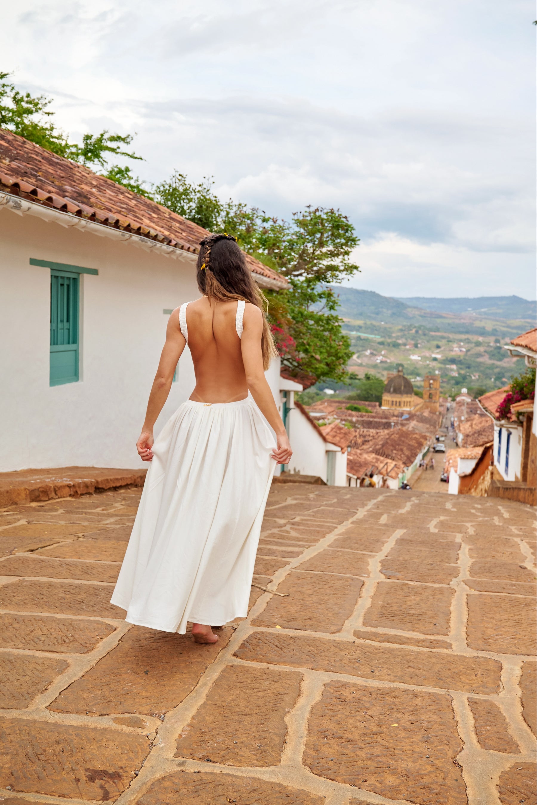 Amarilis Maxi Dress Ivory
