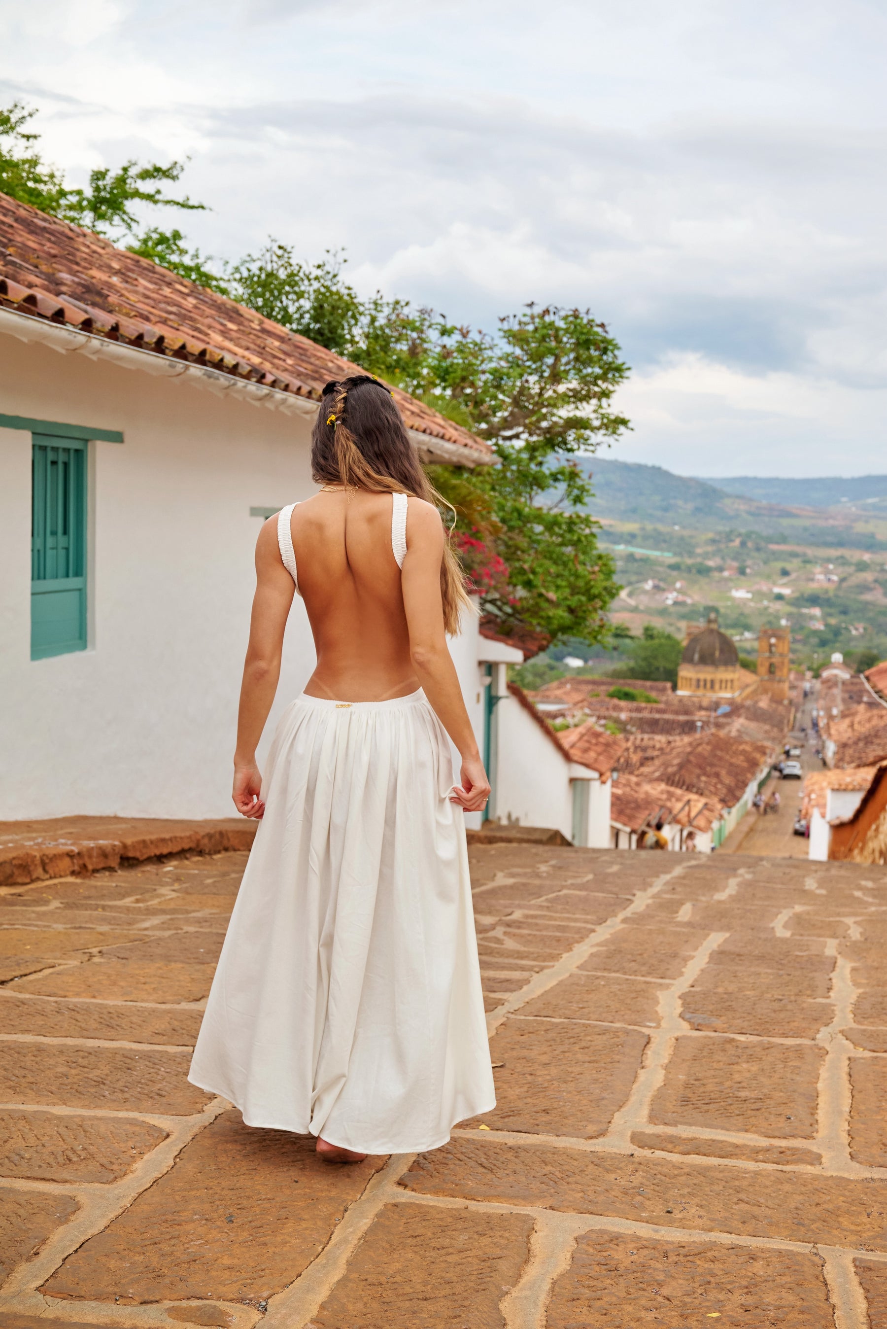 Amarilis Maxi Dress Ivory
