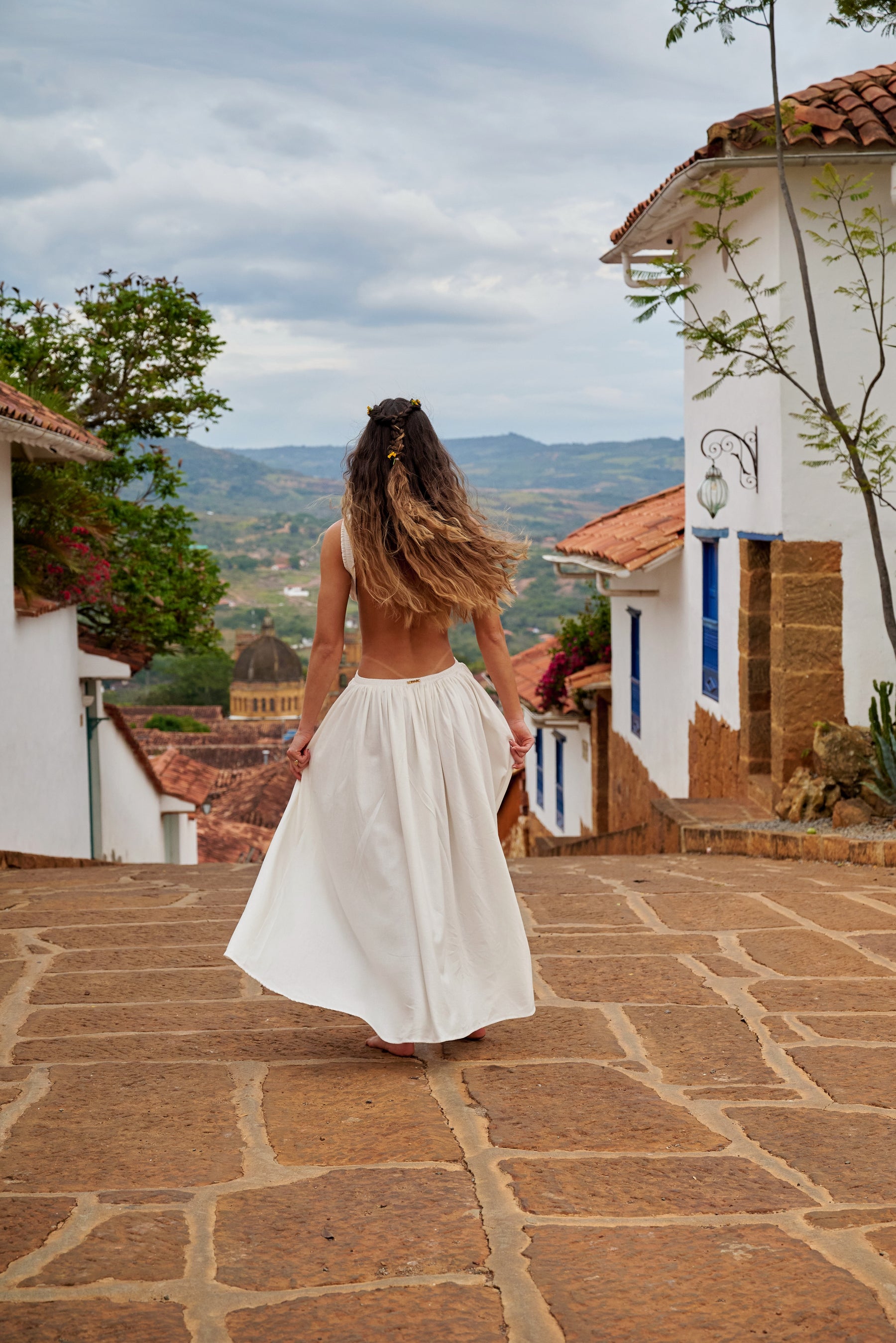 Amarilis Maxi Dress Ivory