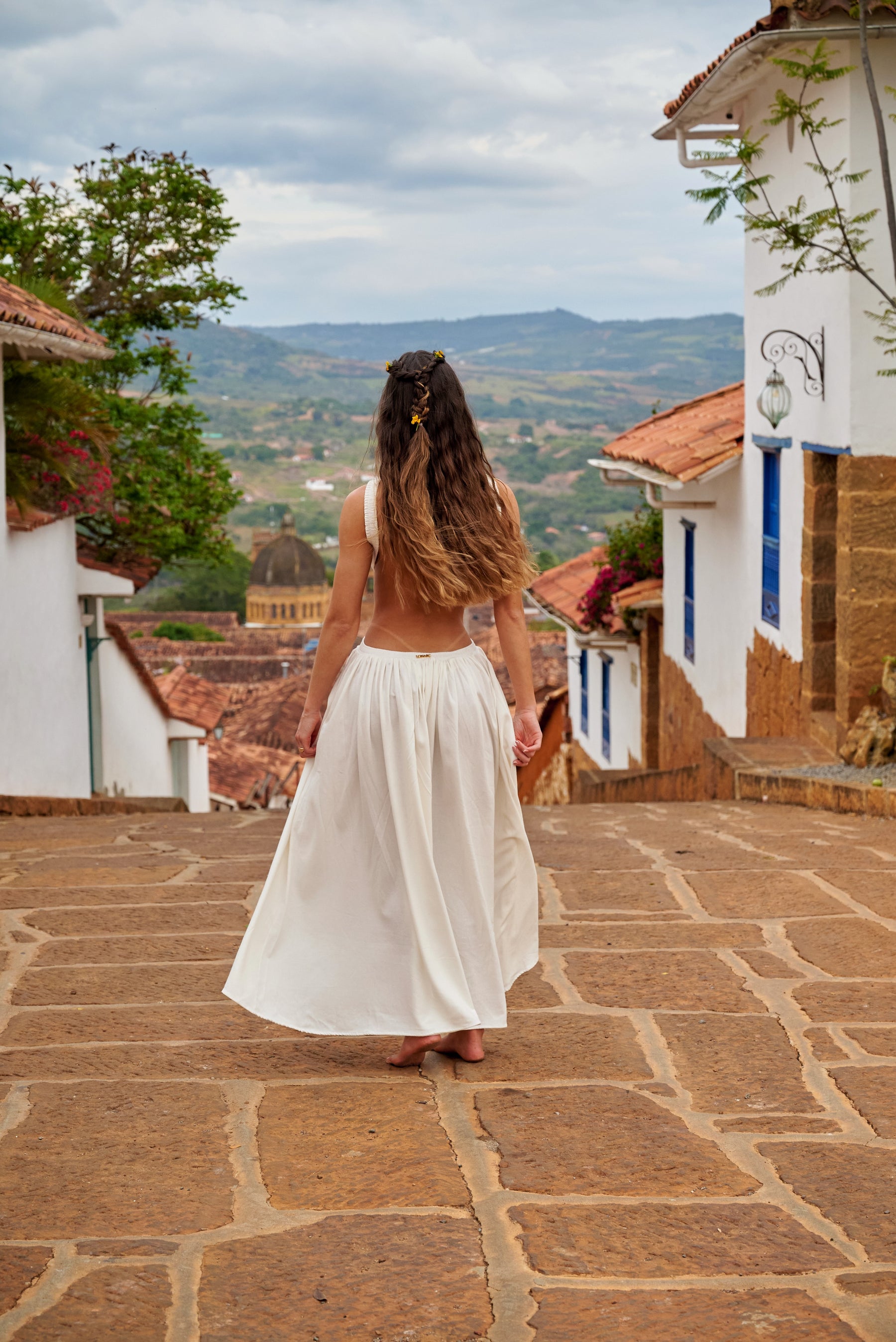 Amarilis Maxi Dress Ivory