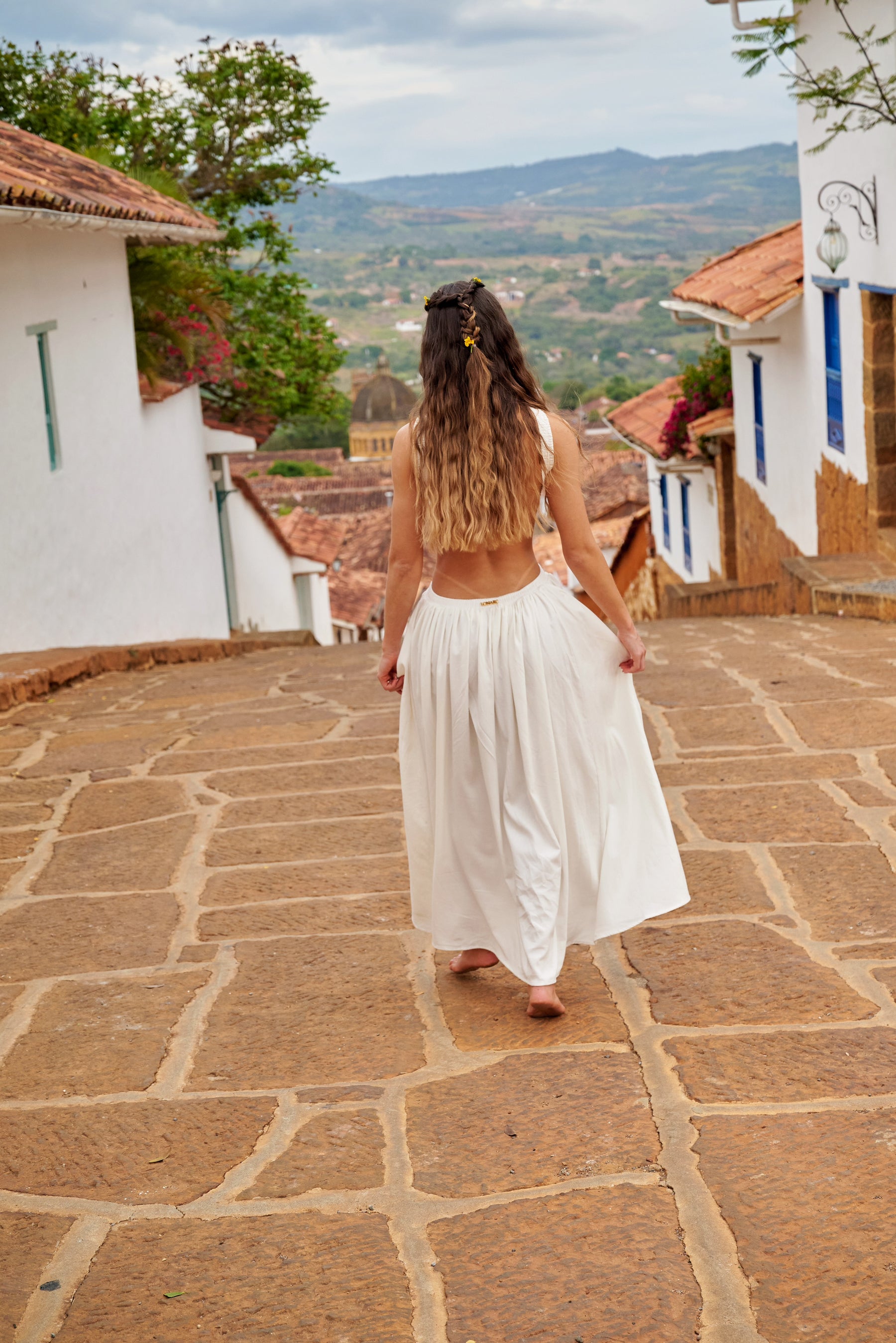 Amarilis Maxi Dress Ivory