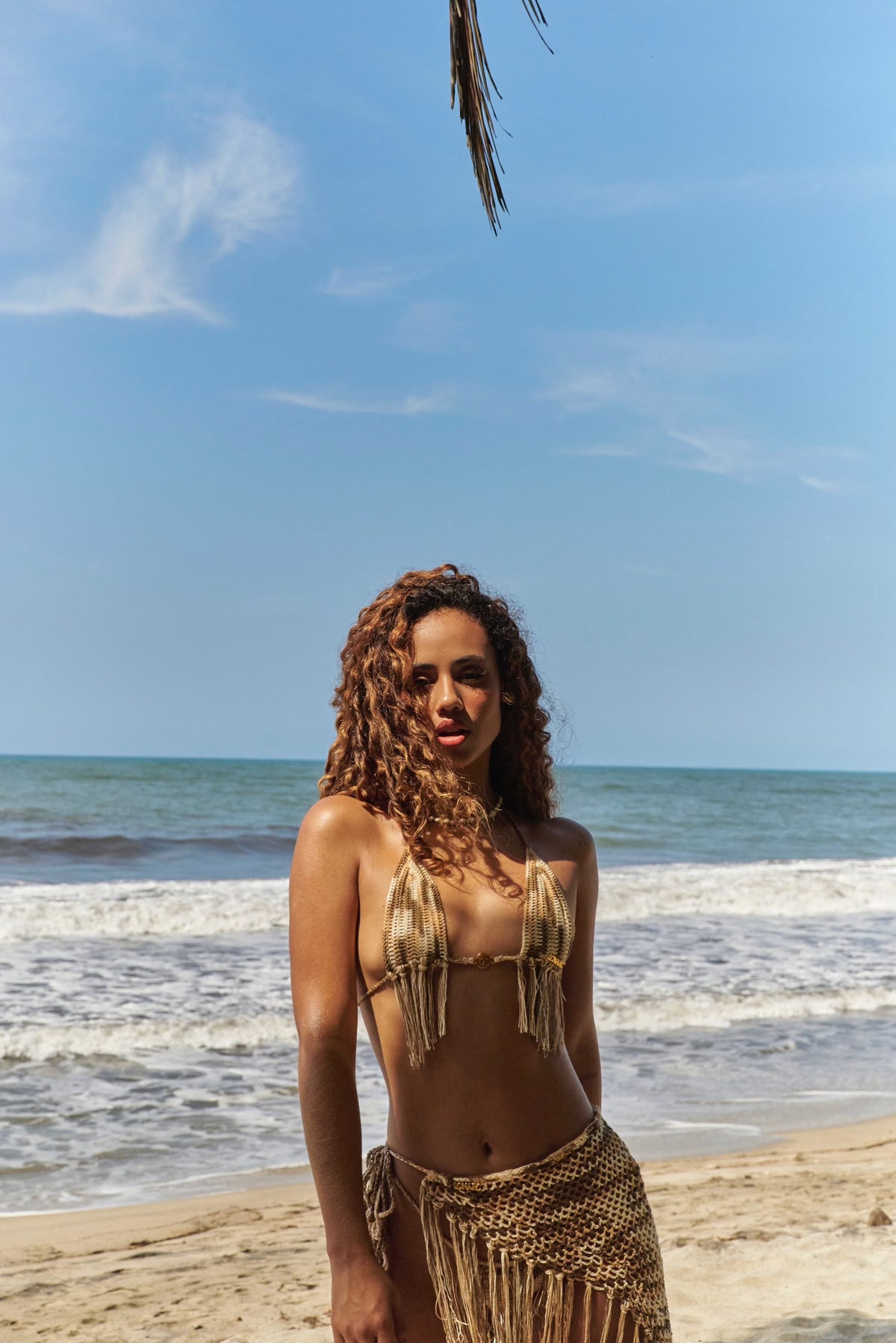 Isla Gradient Crochet Tanga