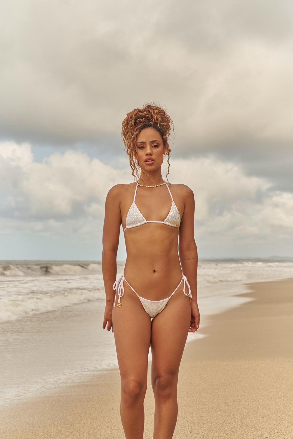 Tiny Top with Sequins