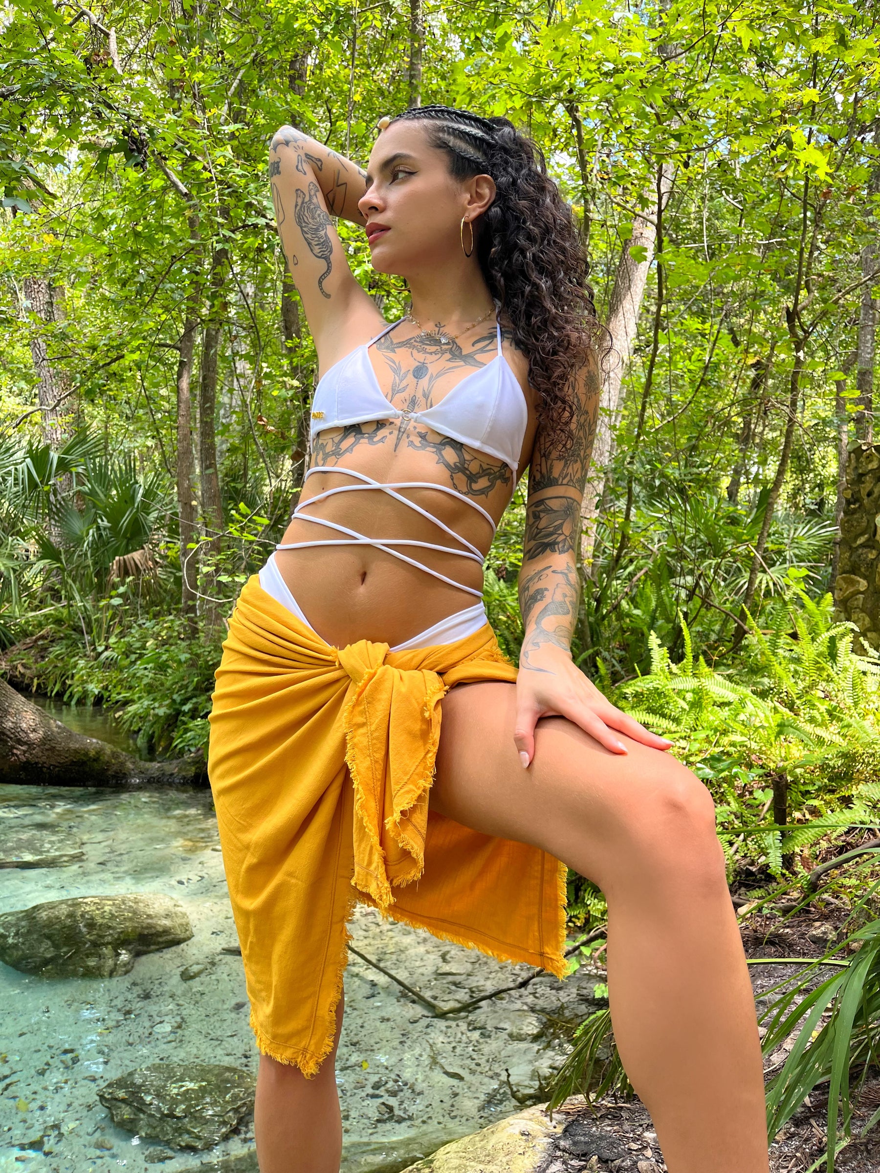 Agua Cover Up Mustard