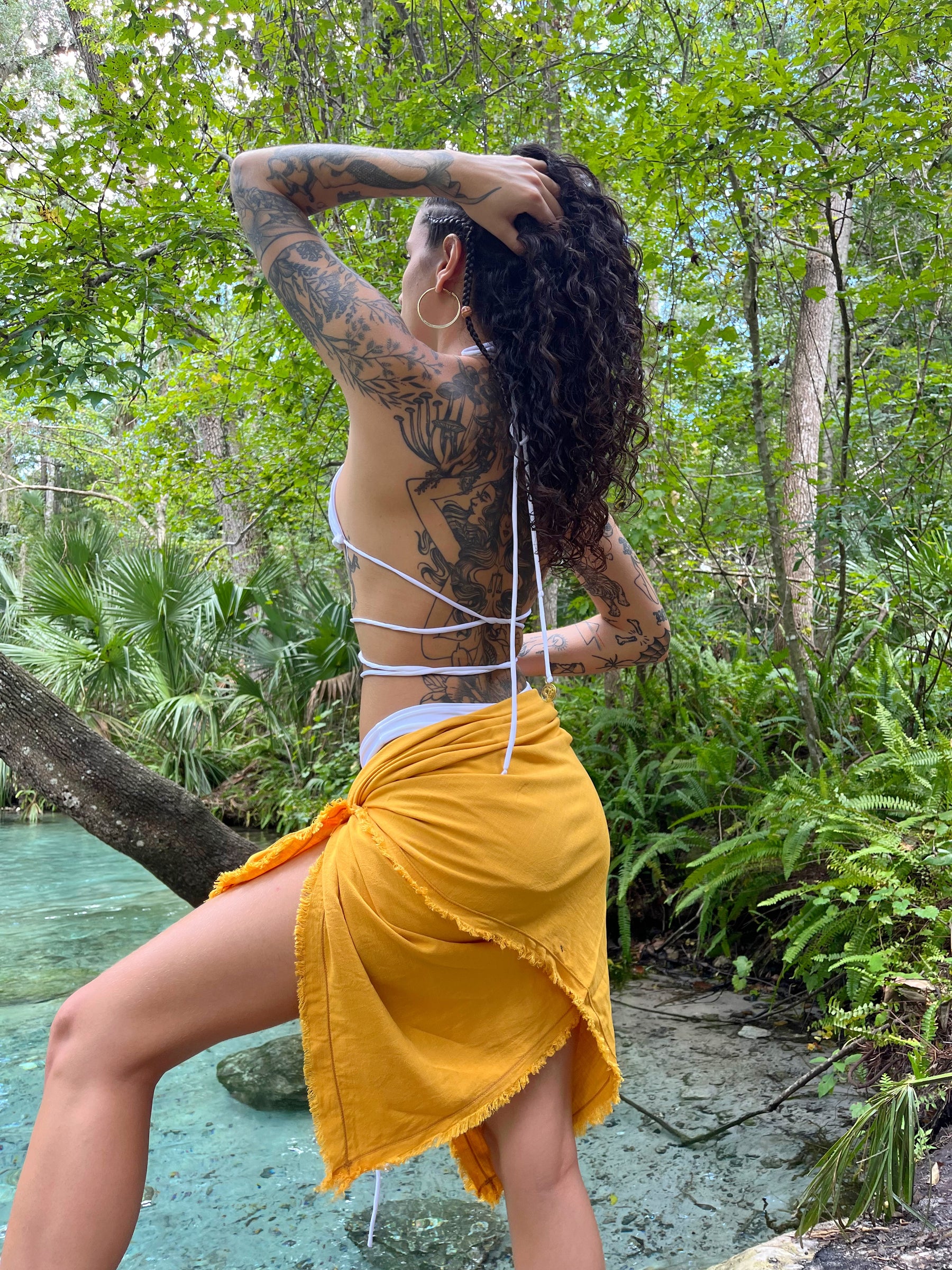 Agua Cover Up Mustard