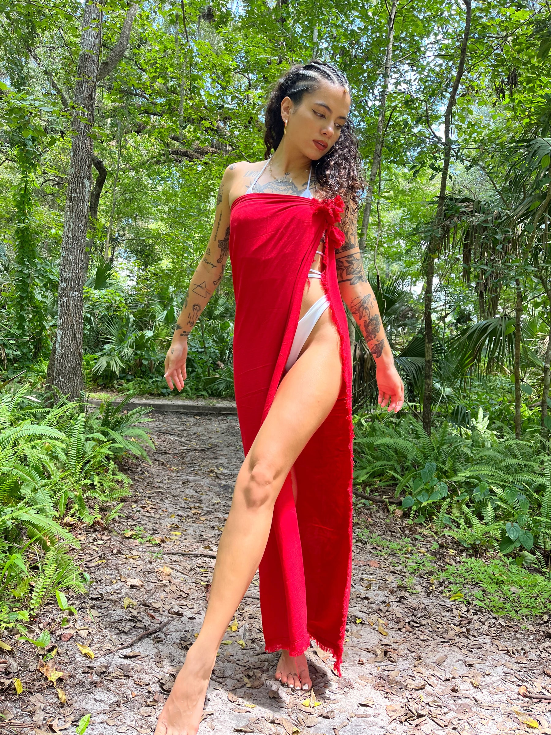 Agua Cover Up Red