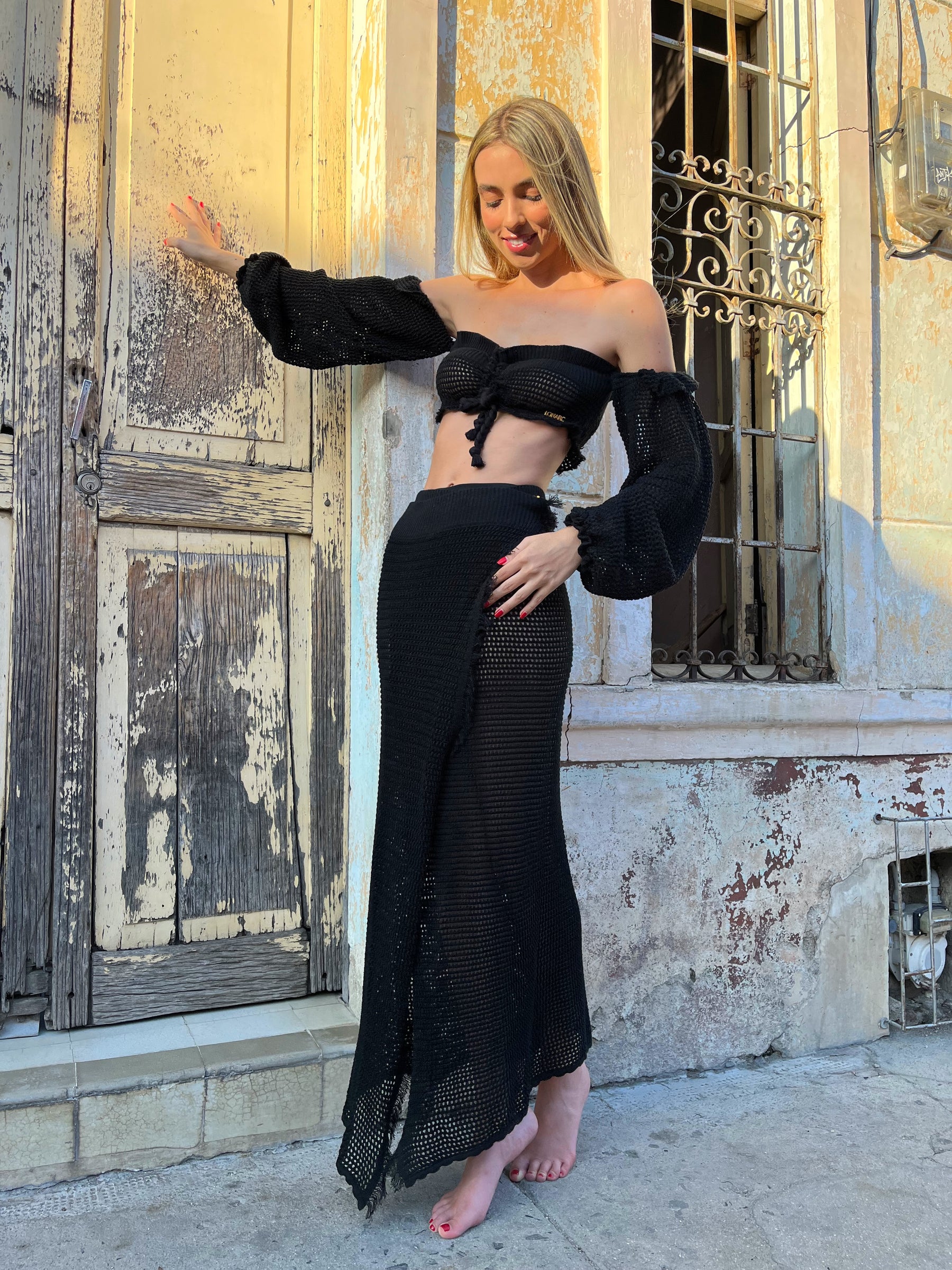 Gypsy Maxi Skirt Black