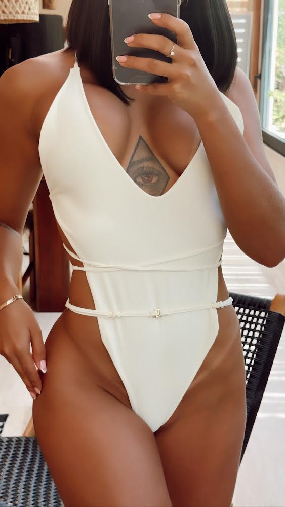 Bali One Piece  White Cream