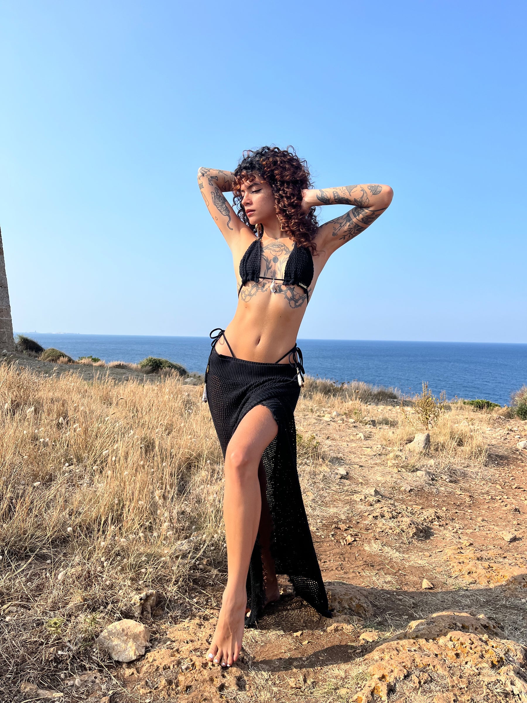 Gypsy Top Black (Bikini)