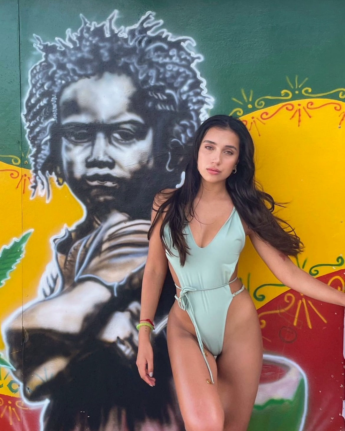 Bali One Piece Pistachio