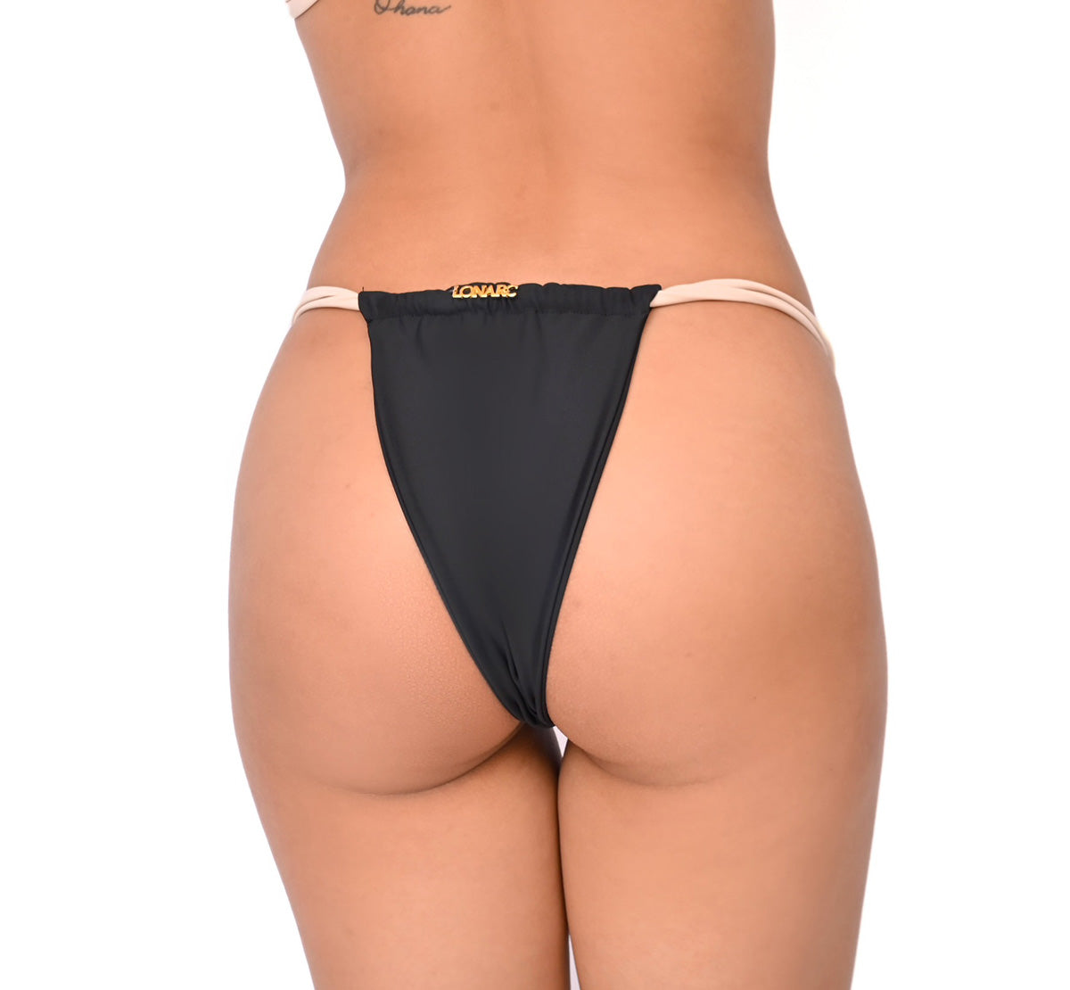 Arce Bottom Black and Nude