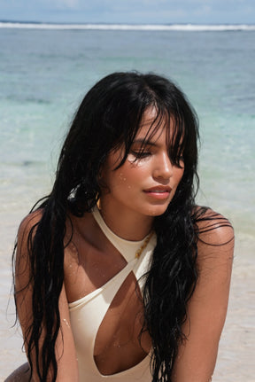 Araw One Piece White Cream