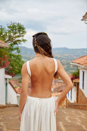Amarilis Maxi Dress Ivory