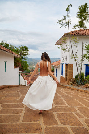 Amarilis Maxi Dress Ivory