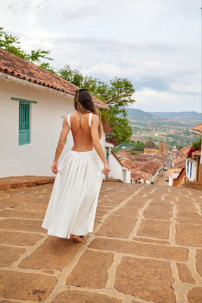 Amarilis Maxi Dress Ivory
