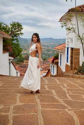 Amarilis Maxi Dress Ivory