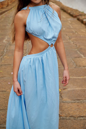 Amarilis Maxi Dress Baby Blue