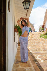 Mosquetta Maxi Skirt Baby Blue