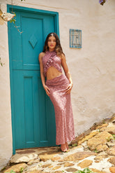 Mosquetta Maxi Skirt Dusty Rose