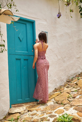Mosquetta Maxi Skirt Dusty Rose