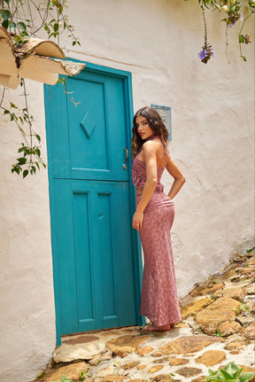 Mosquetta Maxi Skirt Dusty Rose