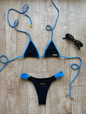 Katarsis Bottom Black and Baby Blue Stripes
