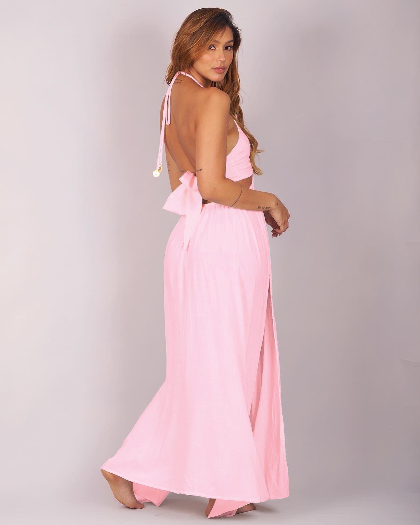 Santorini Dress Pink